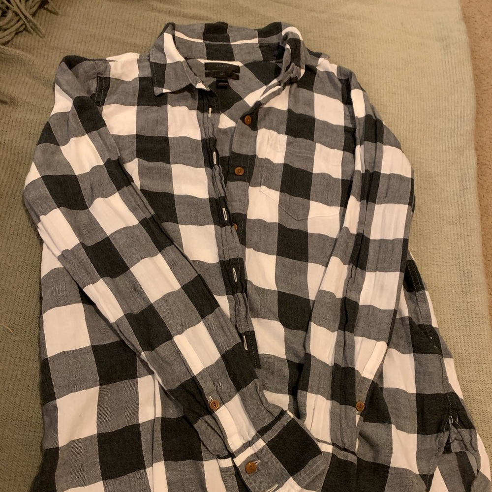 J Crew plaid shirt
